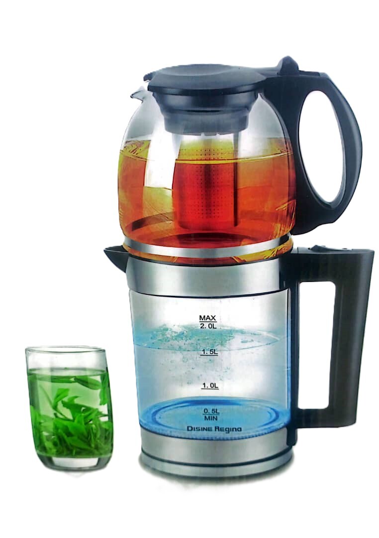  چای‌ساز دو‌کاره دسینی مدل Regina با طراحی زیبا، ظرفیت بالا و خاموشی خودکار برای تهیه سریع و ایمن چای روزانه. 