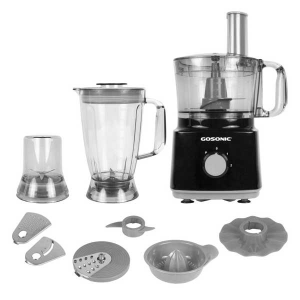 غذاساز چندکاره گوسونیک مدل GFP-890 با ظرفیت 2 لیتر