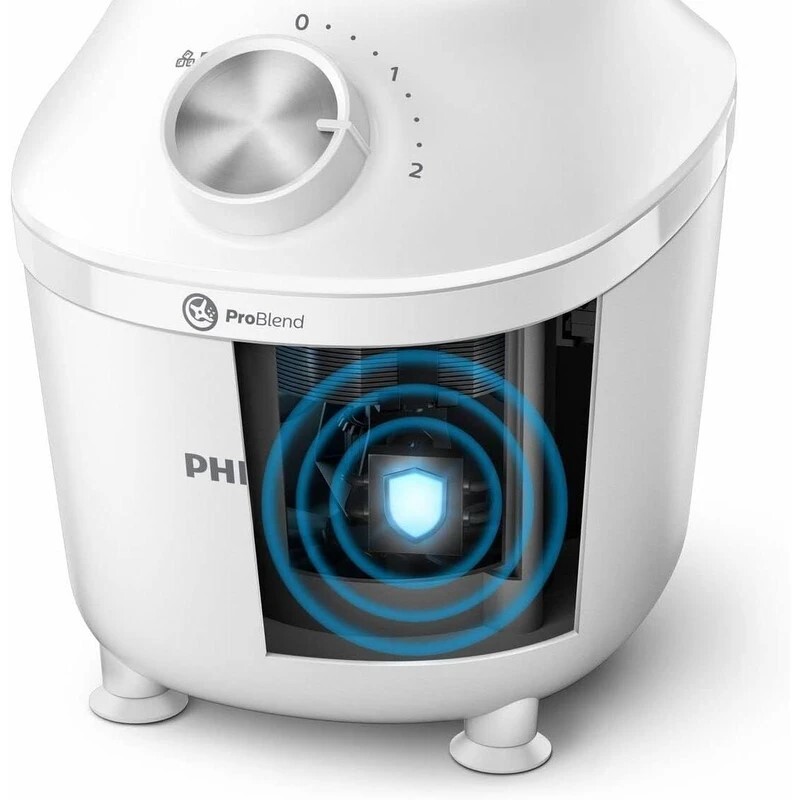  تنظیمات دو سرعت و عملکرد لحظه‌ای (Pulse) برای کنترل دقیق مخلوط کردن مواد. 