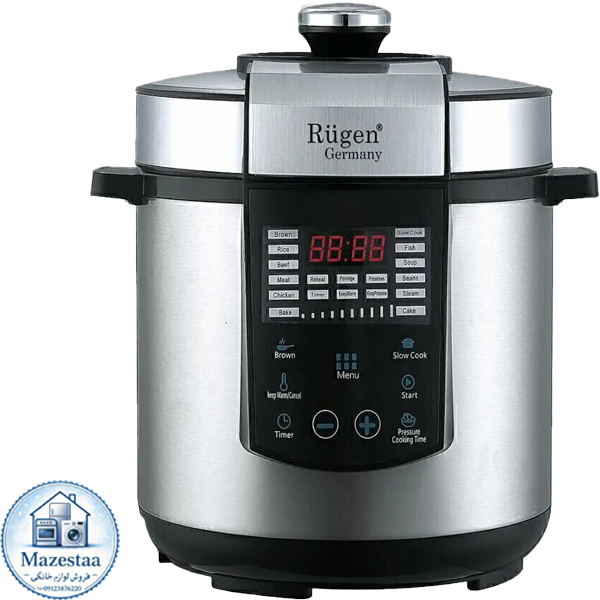 زودپز روگن مدل 1420 دارای ظرفیت ۶ لیتری مناسب برای خانواده‌های متوسط و پرجمعیت 