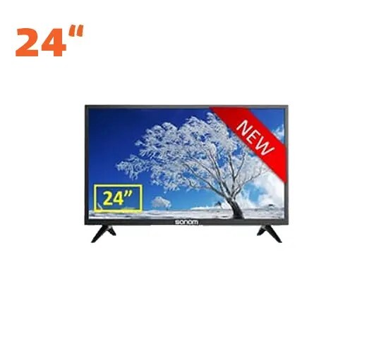  تلویزیون 24 اینچ صنام با پنل LED و کیفیت HD Ready | صدای Dolby | مناسب اتاق خواب و فضاهای کوچک 