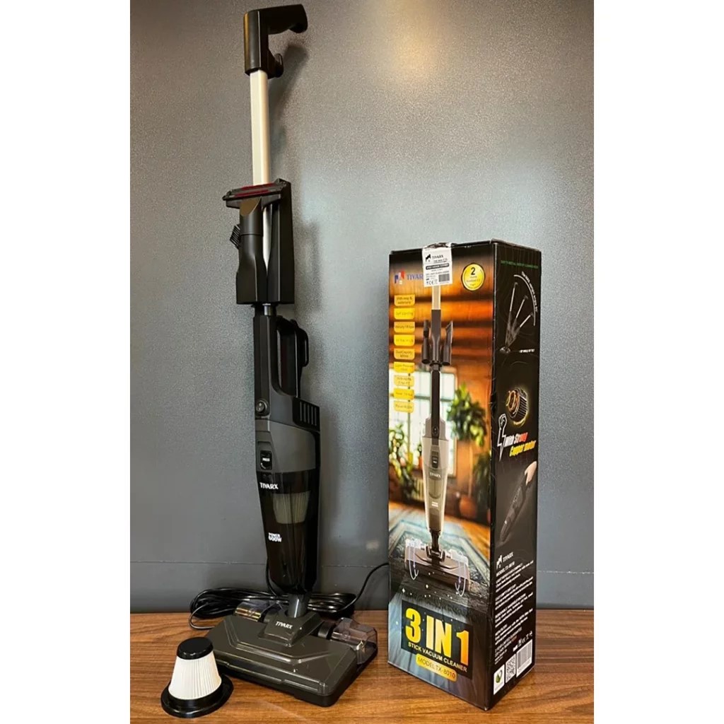 جاروبرقی تیوارکس TX8010 با قدرت مکش 600 وات، سبک و پرقدرت است.