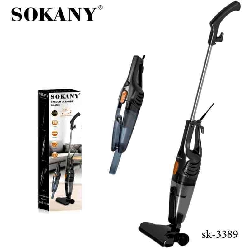 نمایی از جارو پرتابل عصایی با سیم سکانی مدل SK-3389 با قدرت تمیزکنندگی بالا