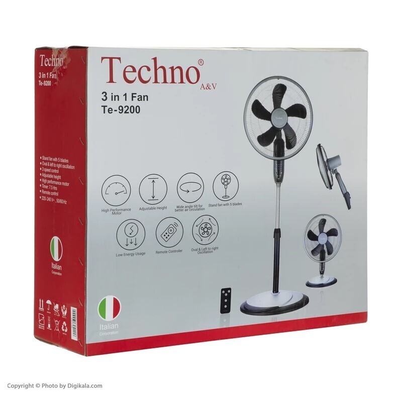  طراحی شیک و کارآمد – مناسب برای هر فضایی؛ این پنکه با طراحی مدرن خود، به دکوراسیون داخلی خانه یا محل کار شما زیبایی می‌ب 